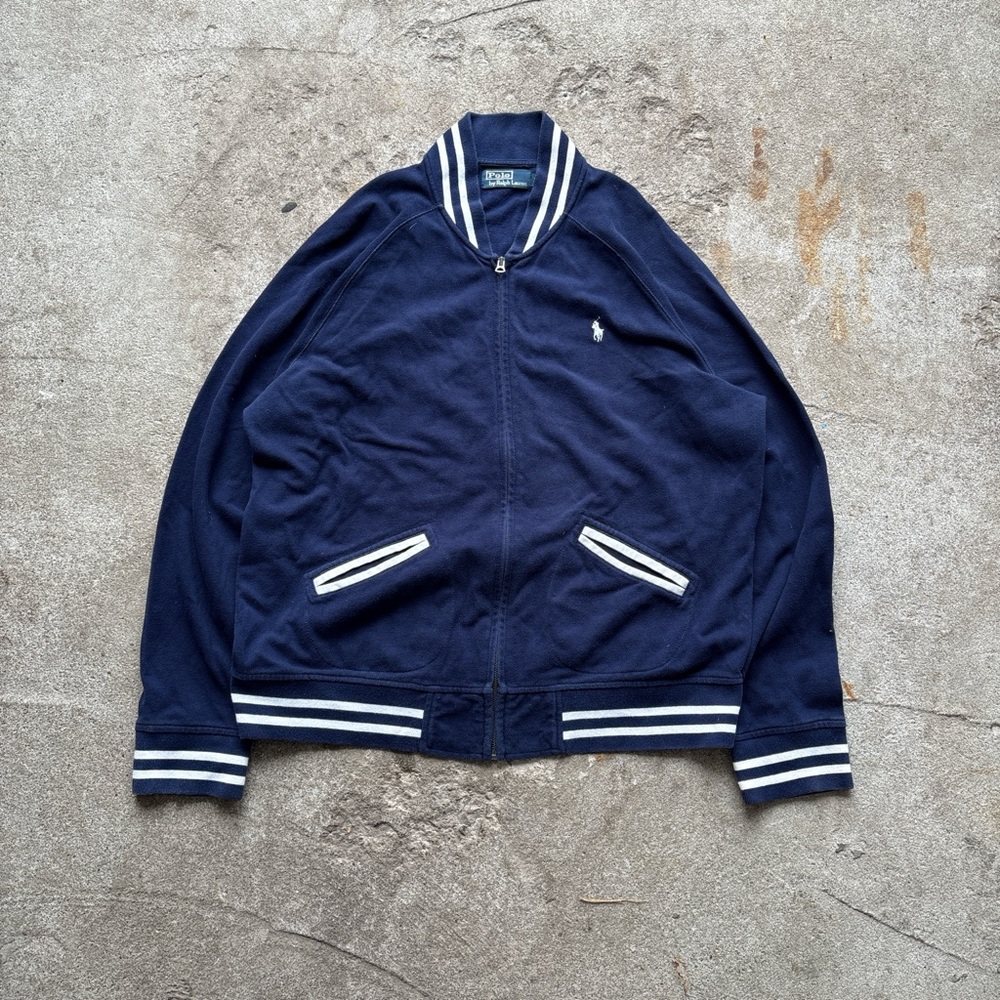 Ralph Lauren Navy  Jacket with White Accents